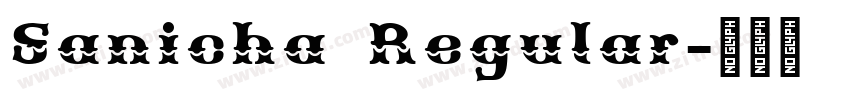 Sanicha Regular字体转换